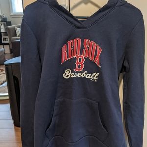 Fanatics Women's Boston Red Sox V-Neck Hoodie: Medium